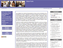 Tablet Screenshot of debatpublic.inrets.fr